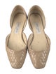 Jimmy Choo Leather D'Orsay Flats