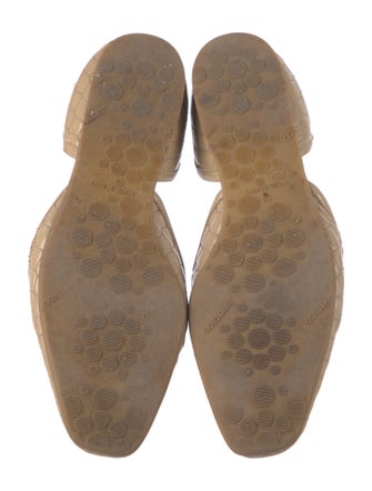 Jimmy Choo Leather D'Orsay Flats