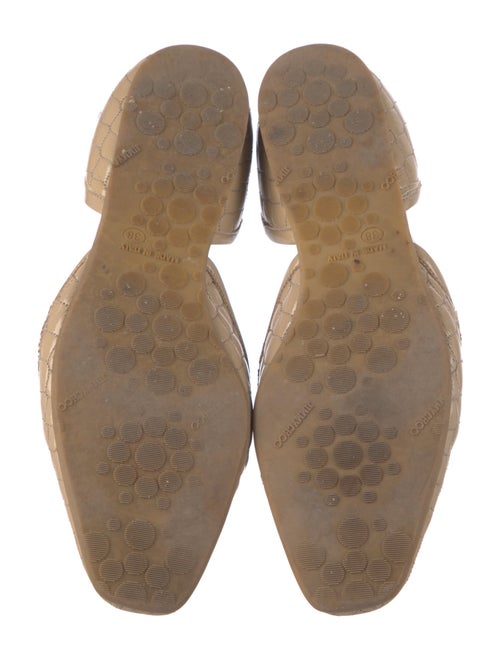 Jimmy Choo Leather D'Orsay Flats