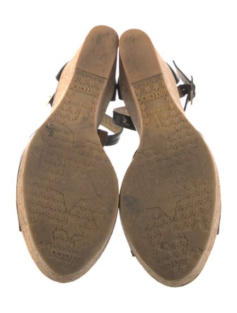 Jimmy Choo Patent Leather T-Strap Sandals