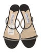 Jimmy Choo Crystal Embellishments Slides
