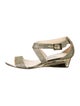 Jimmy Choo Mesh Glitter Accents Sandals