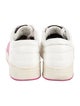 Jimmy Choo Leather Colorblock Pattern Sneakers