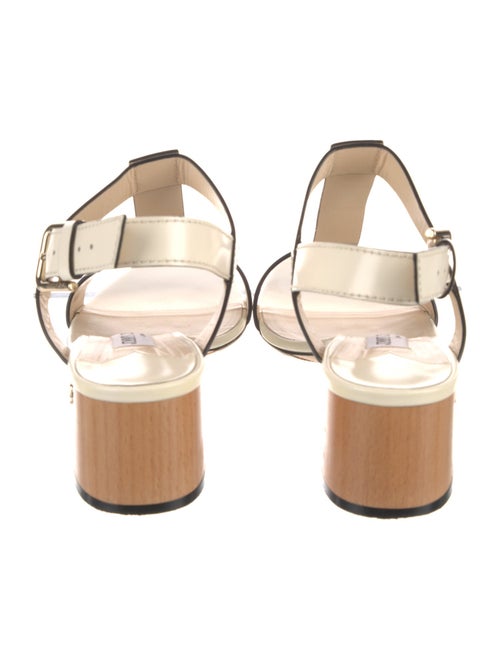 Jimmy Choo Leather T-Strap Sandals