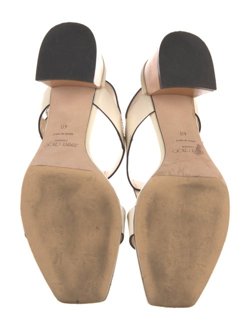 Jimmy Choo Leather T-Strap Sandals