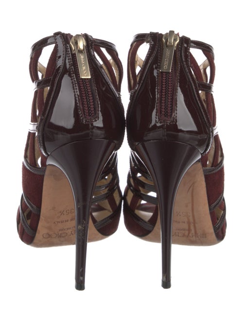 Jimmy Choo Suede Cutout Accent Pumps