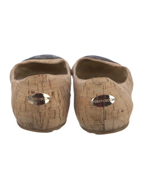 Jimmy Choo Colorblock Pattern Ballet Flats