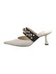 Jimmy Choo Suede Colorblock Pattern Mules