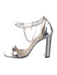 Jimmy Choo Leather Chain-Link Accents Pumps