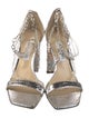 Jimmy Choo Leather Chain-Link Accents Pumps