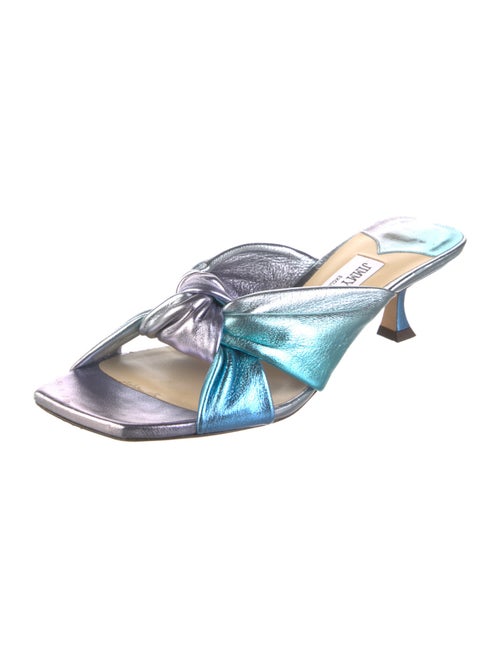 Jimmy Choo Leather Slides