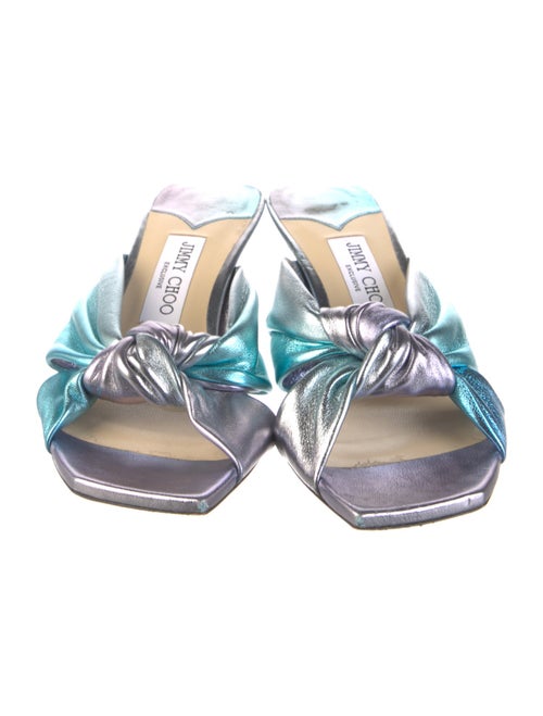 Jimmy Choo Leather Slides