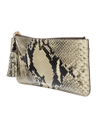 Jimmy Choo Embossed Leather Clutch