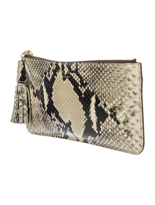 Jimmy Choo Embossed Leather Clutch