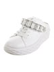 Jimmy Choo Leather Crystal Embellishments Sneakers