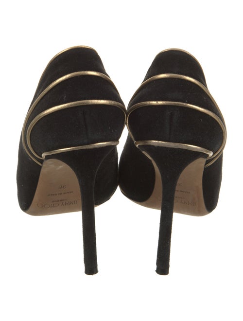 Jimmy Choo Suede Colorblock Pattern Pumps