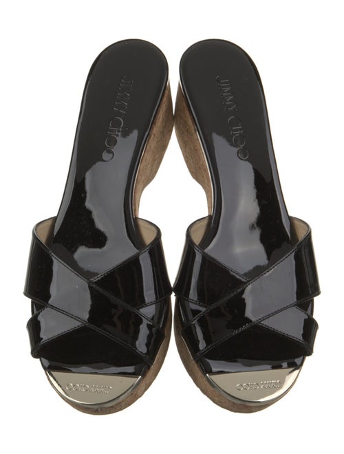 Jimmy Choo Patent Leather Slides