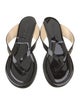 Jimmy Choo Patent Leather Flip Flops
