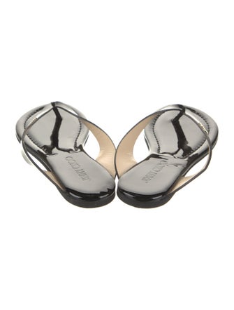 Jimmy Choo Patent Leather Flip Flops