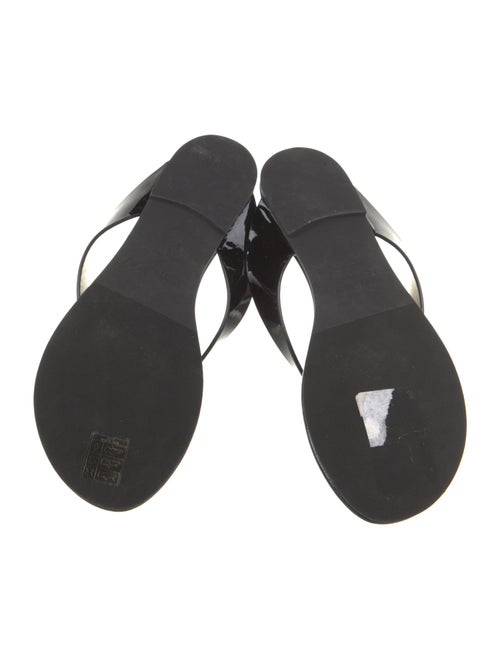 Jimmy Choo Patent Leather Flip Flops