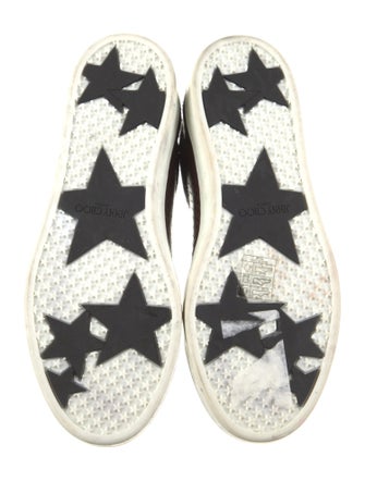 Jimmy Choo Leather Printed Sneakers