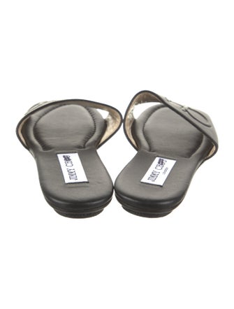 Jimmy Choo Leather Slides