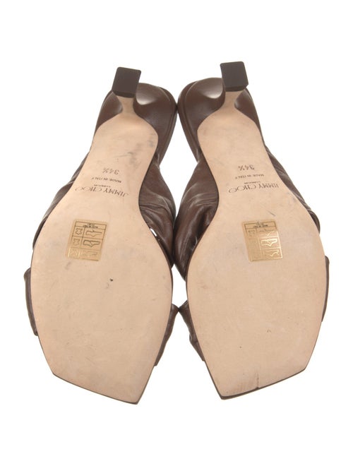 Jimmy Choo Leather Slides