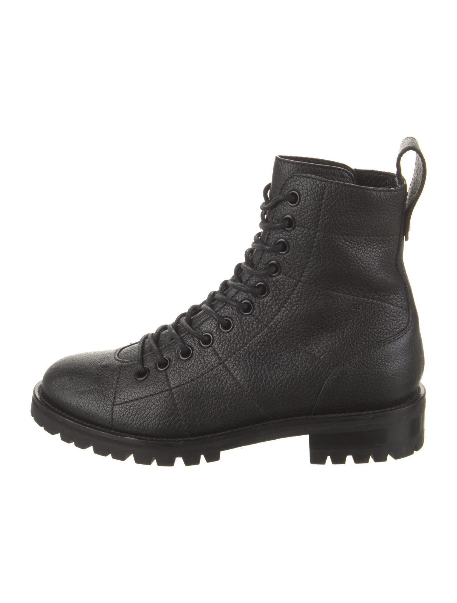 Jimmy Choo Leather Combat Boots