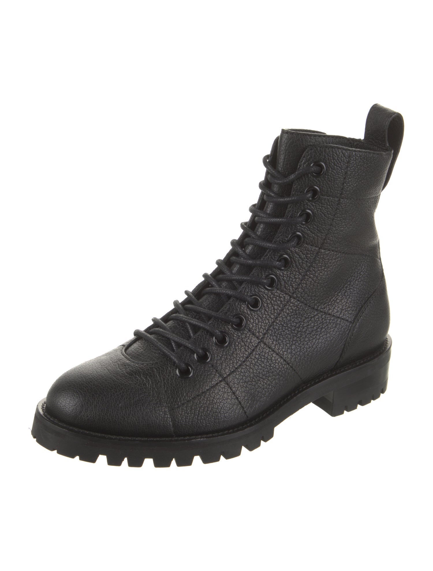 Jimmy Choo Leather Combat Boots