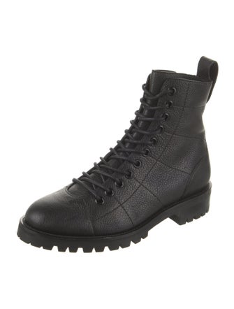 Jimmy Choo Leather Combat Boots