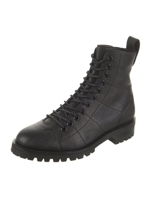 Jimmy Choo Leather Combat Boots