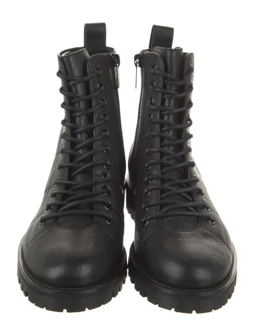 Jimmy Choo Leather Combat Boots
