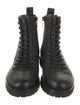 Jimmy Choo Leather Combat Boots