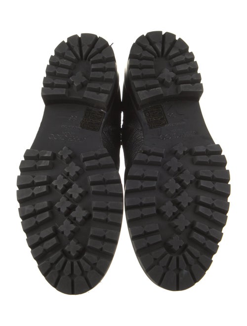 Jimmy Choo Leather Combat Boots