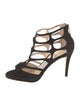 Jimmy Choo Suede Cutout Accent Gladiator Sandals