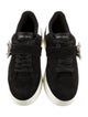 Jimmy Choo Suede Colorblock Pattern Sneakers