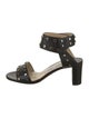 Jimmy Choo Leather Studded Accents Sandals