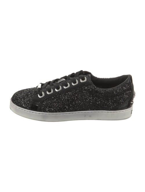 Jimmy Choo Glitter Studded Accents Sneakers