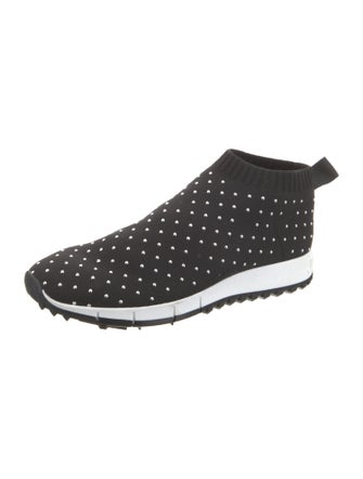 Jimmy Choo Studded Accents Sock Sneakers