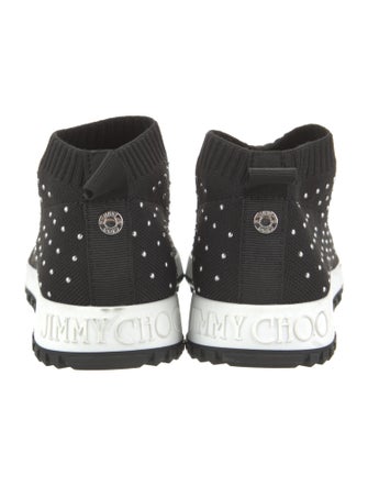 Jimmy Choo Studded Accents Sock Sneakers