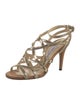 Jimmy Choo Embossed Leather Sandals