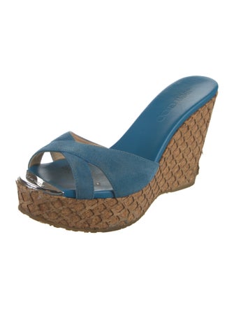 Jimmy Choo Suede Slides