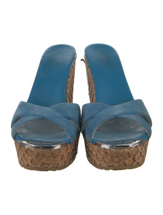 Jimmy Choo Suede Slides