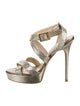 Jimmy Choo Glitter Sandals