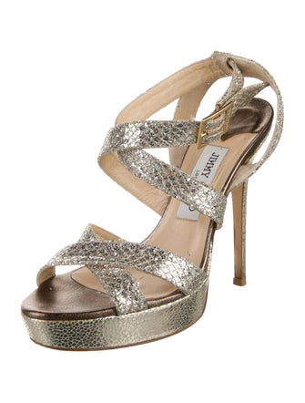 Jimmy Choo Glitter Sandals