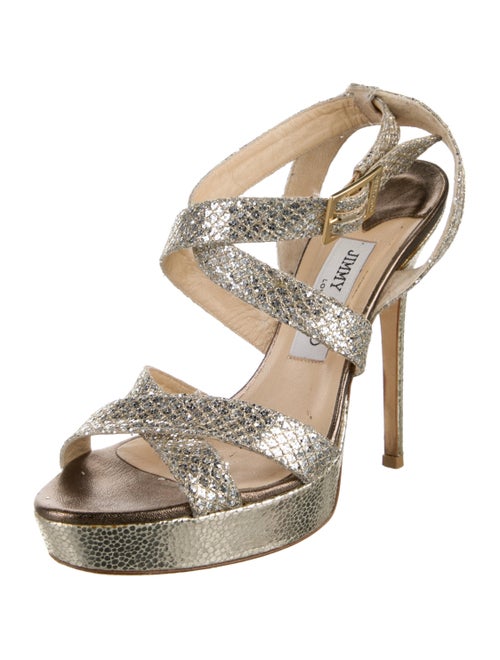 Jimmy Choo Glitter Sandals