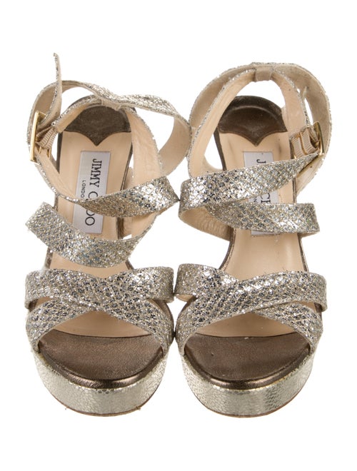 Jimmy Choo Glitter Sandals