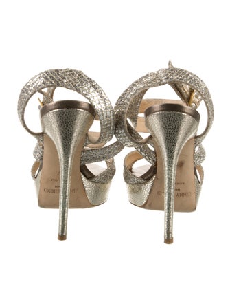 Jimmy Choo Glitter Sandals