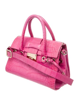 Jimmy Choo Leather Top Handle Bag