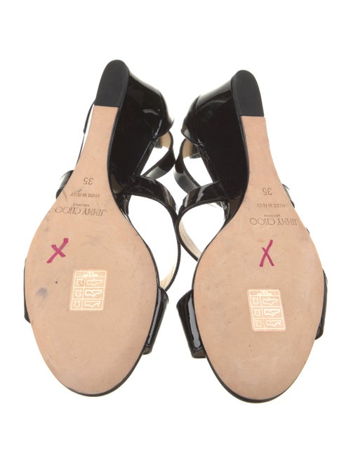 Jimmy Choo Patent Leather Sandals